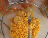 A picture of step 1 of Aloo and corn fried veg patties with cheese n kismis.