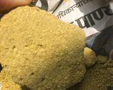 A picture of step 2 of Hadson meva Ladoo.