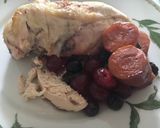 Foto del paso 8 de la receta: Cocina para las Fiestas: Pollo al horno relleno con arándanos y cerezas