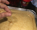 A picture of step 2 of Strawberry Poke Cake😍.