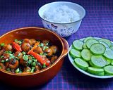 Hình bước làm 6 của món Nấm rơm kho