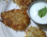A picture of step 3 of Hash Browns.
