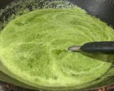 A picture of step 1 of Palak Rava toast.