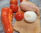 Csirkemellfilé pörkölt nokedlivel recept fázis 1 fotója