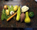 Foto del paso 1 de la receta: Sopa rústica de vegetales (Potaje)
