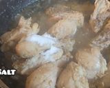 A picture of step 6 of Chicken Quorma.