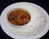 A picture of step 1 of White rice with stew.