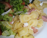 Foto del paso 4 de la receta: Ensalada de fideos, jamón, queso, etc