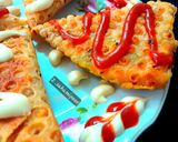 عکس مرحله 1 از دستور سمبوسه مرغ و کالباس + نحوه پیچیدن نان سمبوسه