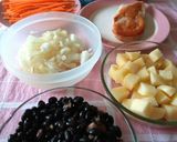Foto del paso 1 de la receta: Potaje fino de alubias negras y suprema de pollo