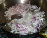 A picture of step 1 of Tin Fish qeema.