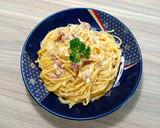 A picture of step 4 of Spaghetti with Cream Cheese Sauce.
