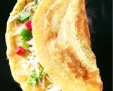 A picture of step 1 of Moong dal veggie chilla.