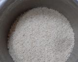A picture of step 1 of Khara pongal.