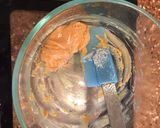 A picture of step 3 of Toffee Pecan protein krispie bar.