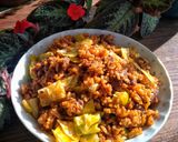 Gambar langkah 3 resipi Nasi Goreng Daging.