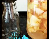 A picture of step 6 of Apple cider vinegar (from apple cores).