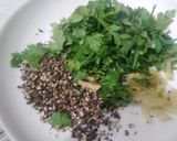 A picture of step 2 of Green chilli chicken karahi.