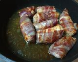 Pas rețetă Rulouri de pui cu cașcaval învelite în bacon 3 fotografie