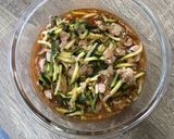 雞絞肉櫛瓜麵（佐義大利麵醬）的食譜步驟4照片