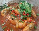 Foto langkah ke 3 dari resep Udang Galah Pedas.