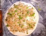 A picture of step 5 of Mooli bhary parathy.