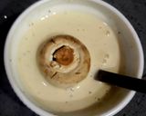 A picture of step 3 of Chilli Mushroom.