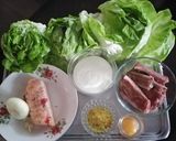 Pas rețetă Ciorbă de salată cu coaste afumate și scrob 1 fotografie