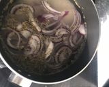 A picture of step 2 of Sticky and Spicy Pork Belly with Lemon, Thyme and Red Onion Basmati Rice.
