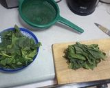 Foto del paso 1 de la receta Pasta con salsa de espinaca y pollo