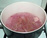 Rebarbara kompót almával recept fázis 3 fotója