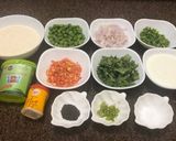 A picture of step 1 of Rawa Appam.