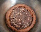 A picture of step 2 of My Breakfast stuffed Mushroom. 😁.