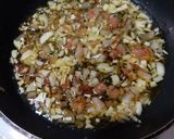 Foto del paso 3 de la receta: Trinxat rebozado con panceta ibérica a la pimienta