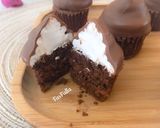 صورة لخطوة 8 من وصفة ميني كب كيك بالشوكولاتة والمارينج 🍫