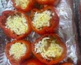 Foto del paso 7 de la receta: Pimientos Rojos rellenos! Rico almuerzo keto!
