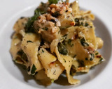 Foto del paso 6 de la receta: Tallarines con calabacín al pesto de frutos secos y ricotta