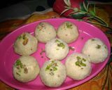 A picture of step 6 of Rice flour Laduu.