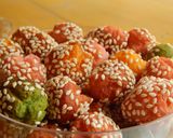 Foto langkah ke 14 dari resep Onde-onde Mini Warna-warni #BikinRamadanBerkesan.