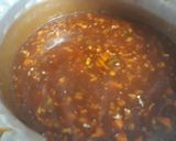 A picture of step 3 of Manchow soup.