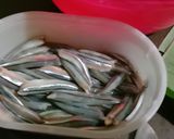Foto langkah ke 1 dari resep Pepes Mairo "ikan teri basah".