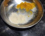 A picture of step 1 of Crispy corn onion fritters.