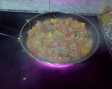 Foto del paso 12 de la receta: Pimientos rellenos de carne y verduras con 3 quesos