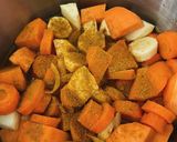 Une image de l'étape 1 de Curry de légumes.