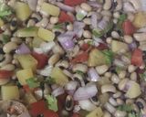 A picture of step 5 of Lobia Chaat.