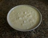 A picture of step 1 of Dahi ke pakoray/ Yogurt fritters.