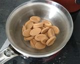Une image de l'étape 2 de Pâte a tartiner pécan et chocolat dulcey.