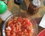 Foto del paso 5 de la receta: Pescado al horno con arroz y papas cocidas y ensalada de tomate