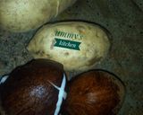 A picture of step 1 of Kwakwa da dankalin hausa drink.