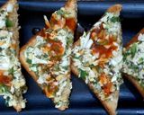 A picture of step 2 of Sprouted Moong Cabbage Toast.